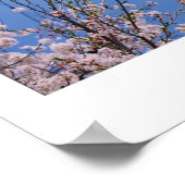 Blue Sky Branch Minimalist Art Print Postcard ポスター (角)