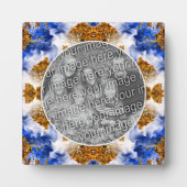 Blue Sky Clouds抽象芸術写真の追加 フォトプラーク (正面)