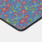 Blue Sky | Dancing Watercolor Daisies デスクマット (コーナー)