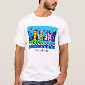 Blue sky fun from Barcelona Tシャツ