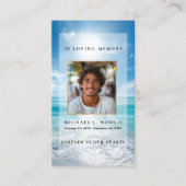 Blue Sky Funeral Prayer Card  名刺 (正面)