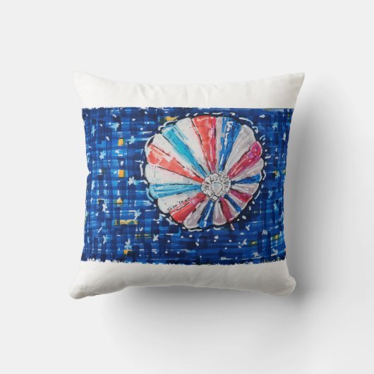 Blue Sky Hot Air Balloon クッション (裏面)