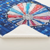 Blue Sky Hot Air Balloon シェルパブランケット (3/4)