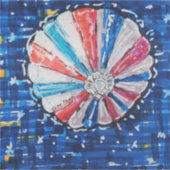 Blue Sky Hot Air Balloon シール (正面)