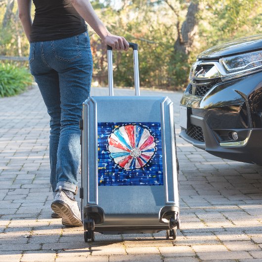 Blue Sky Hot Air Balloon シール (スーツケースインサイチュ)