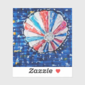 Blue Sky Hot Air Balloon シール (シート)