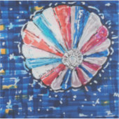 Blue Sky Hot Air Balloon シール (正面)