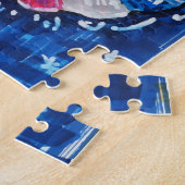 Blue Sky Hot Air Balloon ジグソーパズル (側面)