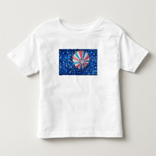 Blue Sky Hot Air Balloon トドラーTシャツ (正面)