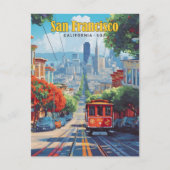 Blue Sky in San Francisco California USA ポストカード (正面)