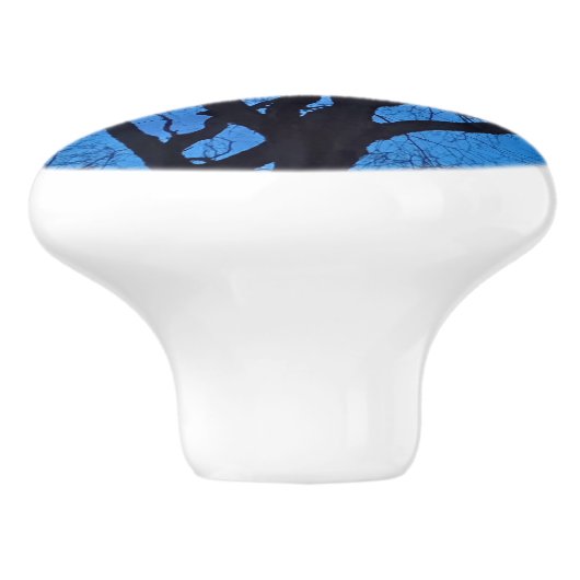 Blue Sky Night Tree  セラミックノブ (側面)