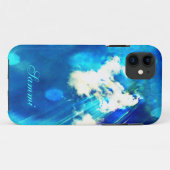 Blue Sky Sparkle iPhone 5ケース*パーソナライズ* Case-Mate iPhoneケース (裏面(横))
