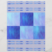 Blue Sky Tiles Scrapbook Paper 2-Sided Page (裏面)