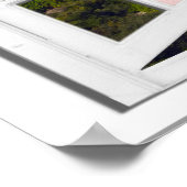 Blue Sky Tranquil Sea View Fake Window ポスター (角)