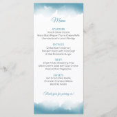 Blue Sky Wedding Menu メニュー (正面)