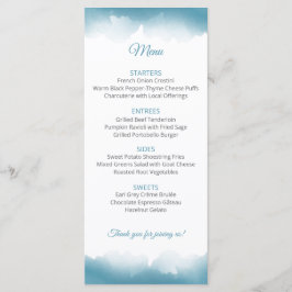 Blue Sky Wedding Menu メニュー