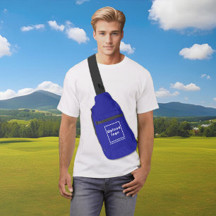 Blue Slingの会社名とロゴバッグ スリングバッグ