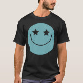 Blue Smile Face Happy  Smiling Face Cute Peace Kid Tシャツ (正面)