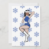 Blue Snow Dancer Holiday Card シーズンカード (正面)