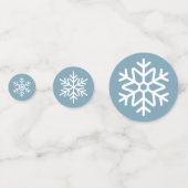 Blue Snowflake Confetti コンフェッティ (正面)