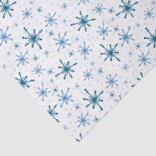 Blue Snowflake Tissue Paper 薄葉紙 (詳細)