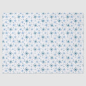 Blue Snowflake Tissue Paper 薄葉紙 (正面)