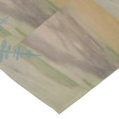 Blue Snowflakes on the Seashore  ショートテーブルランナー (コーナー)