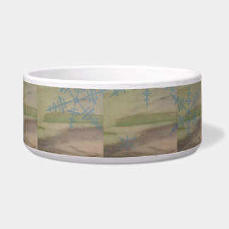 Blue Snowflakes on the Seashore  ボウル