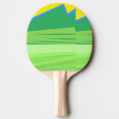 Blue Snowflakes on the Sunrise Mountain 卓球ラケット (裏面)