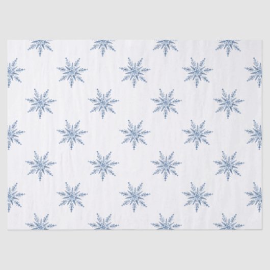 Blue Snowmen Christmas  薄葉紙 (正面)