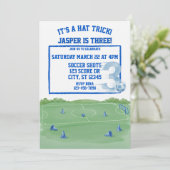Blue Soccer Hat Trick, 3rd Birthday 招待状 (スタンド正面)