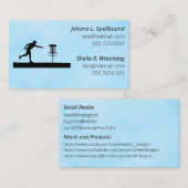 Blue Social calling card-Disc Golf 名刺 (正面/裏面)