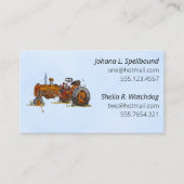Blue Social introduction calling card-tractor 名刺 (正面)