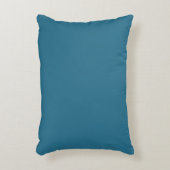 Blue Solid Color, Cushion Simple, Modern アクセントクッション (正面(垂直))