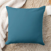 Blue Solid Color, Cushion Simple, Modern クッション (ブランケット)