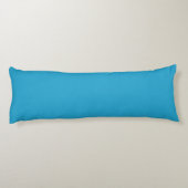 Blue solid color pillow ボディピロー (裏面)