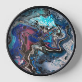 Blue space clock 壁時計 (正面)