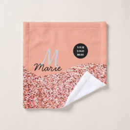 blue sparkle追加ロゴ文字感謝してい割引 ウォッシュタオル