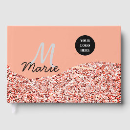 blue sparkle追加ロゴ文字感謝してい割引 ゲストブック