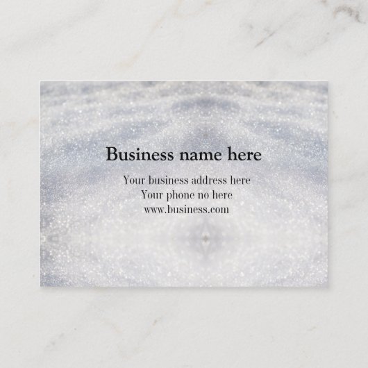 blue sparkle追加ロゴ文字感謝してい割引 コーリングカード (裏面)