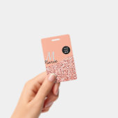 blue sparkle追加ロゴ文字感謝してい割引 バッジ (手持ち)