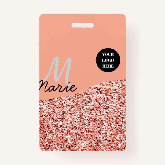 blue sparkle追加ロゴ文字感謝してい割引 バッジ (正面)