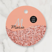 blue sparkle追加ロゴ文字感謝してい割引 フェイバータグ (裏面)