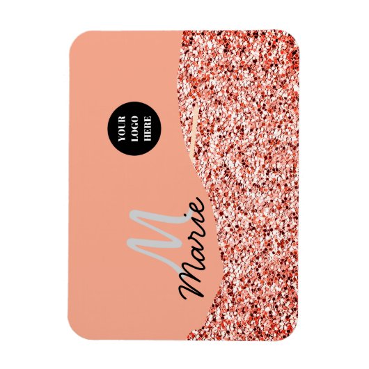 blue sparkle追加ロゴ文字感謝してい割引 マグネット (縦)