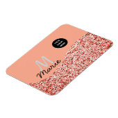 blue sparkle追加ロゴ文字感謝してい割引 マグネット (左側)