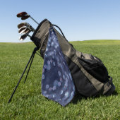 Blue Sparkle《写真》ぼけ味ライト ゴルフタオル (グリーン)