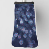 Blue Sparkle《写真》ぼけ味ライト ゴルフヘッドカバー (回転90)