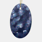 Blue Sparkle《写真》ぼけ味ライト セラミックオーナメント (左)