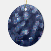 Blue Sparkle《写真》ぼけ味ライト セラミックオーナメント (左)