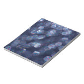 Blue Sparkle《写真》ぼけ味ライト ノートパッド (回転)